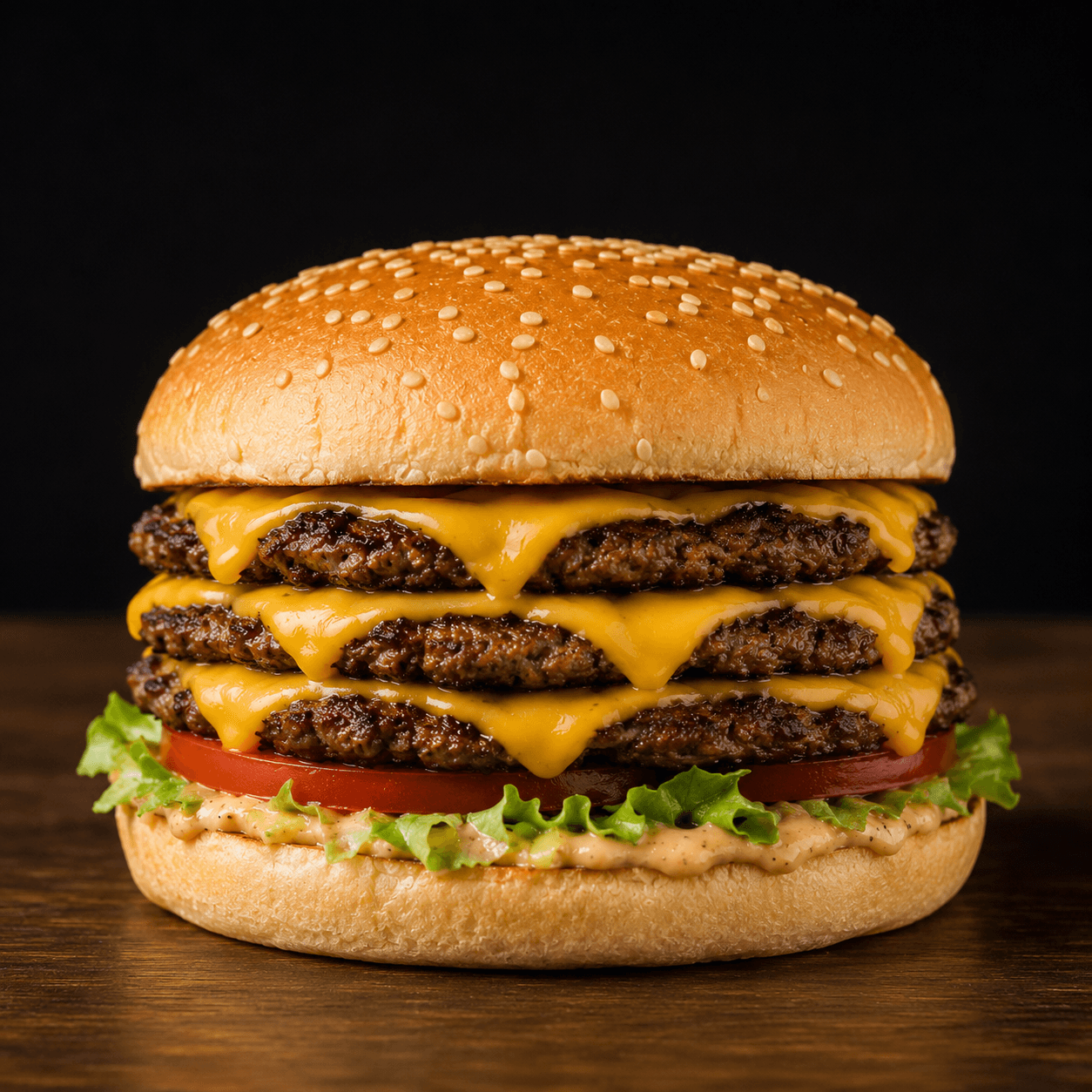TRIPLE CHEESEBURGER