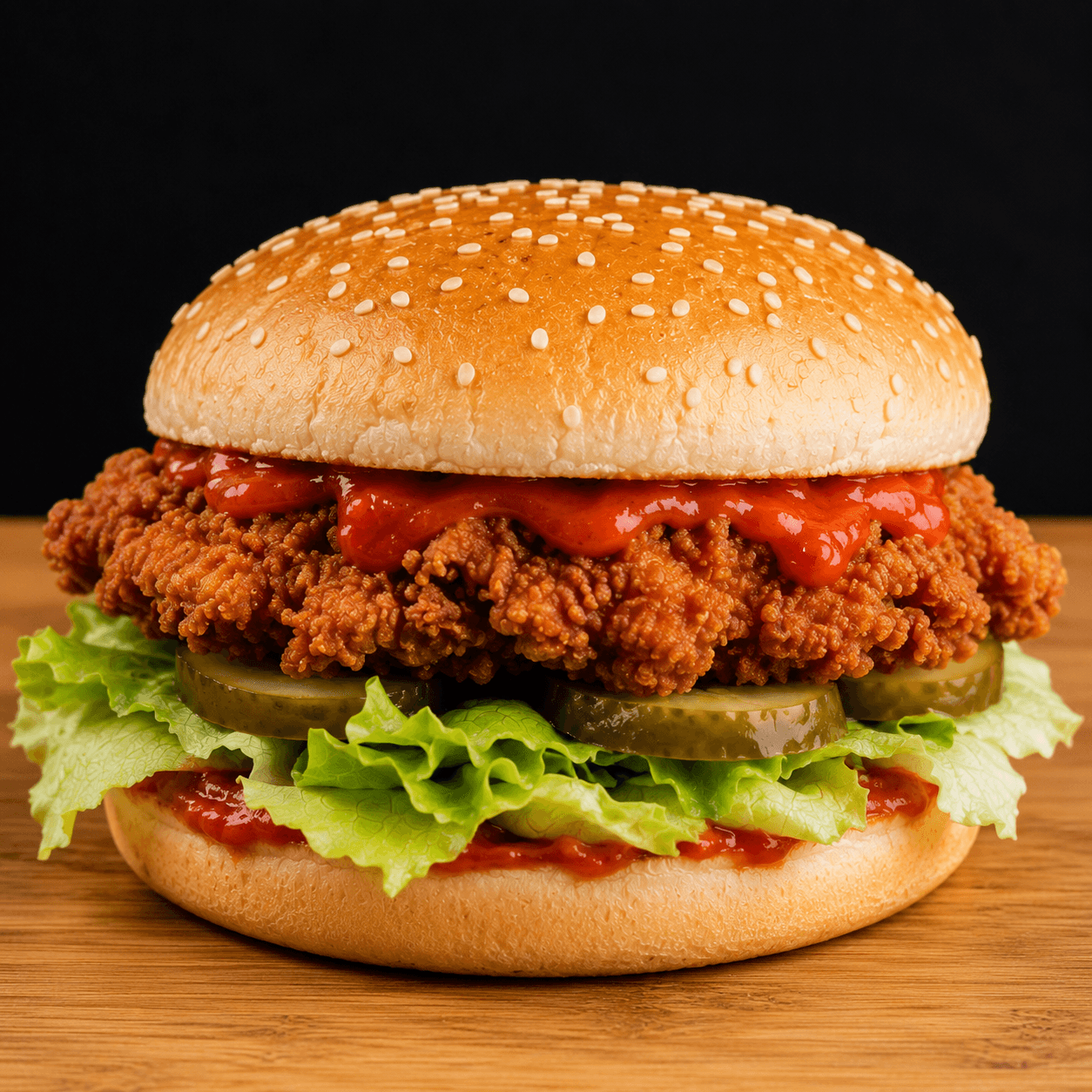 NASHVILLE HOT CHICKEN BURGER