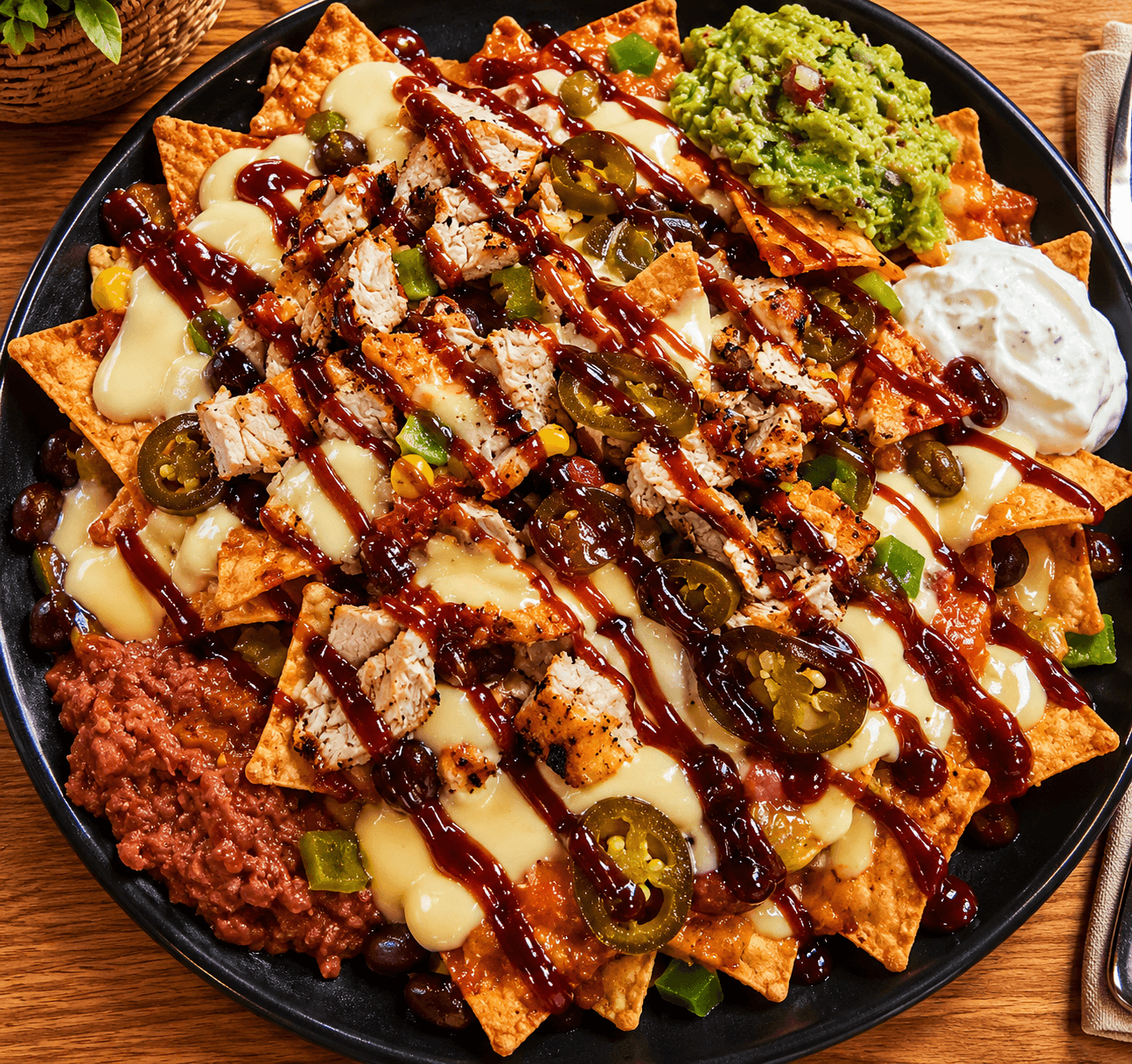 Grilled Chicken Nachos